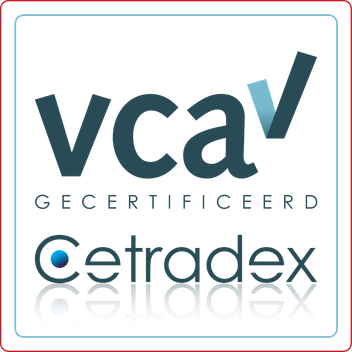 VCA-keurmerk, afgegeven door Cetradex Certificatie